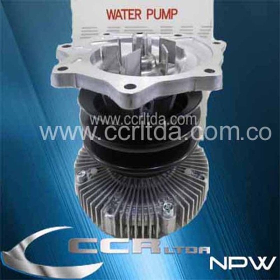 BOMBA AGUA NISSAN QD32 (POLEA VENTRO FAN GRANDE)