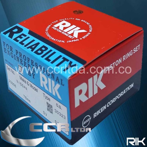 ANILLOS NISSAN SENTRA B13 16V(STD 1.5/1.5/2.8 76mm)