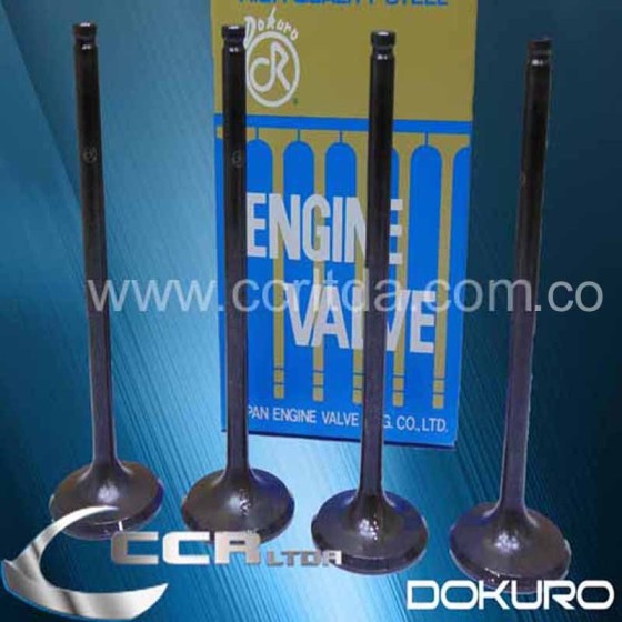 VALVULA ADM. HYUNDAI H-100 DIESEL MN 8V (JGOX4 42X132X8)