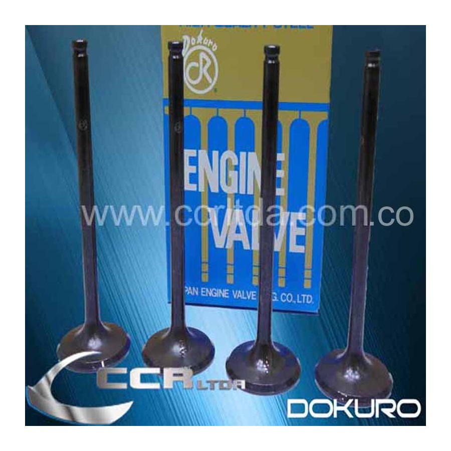 VALVULA ADM. HYUNDAI H-100 DIESEL MN 8V (JGOX4 42X132X8)