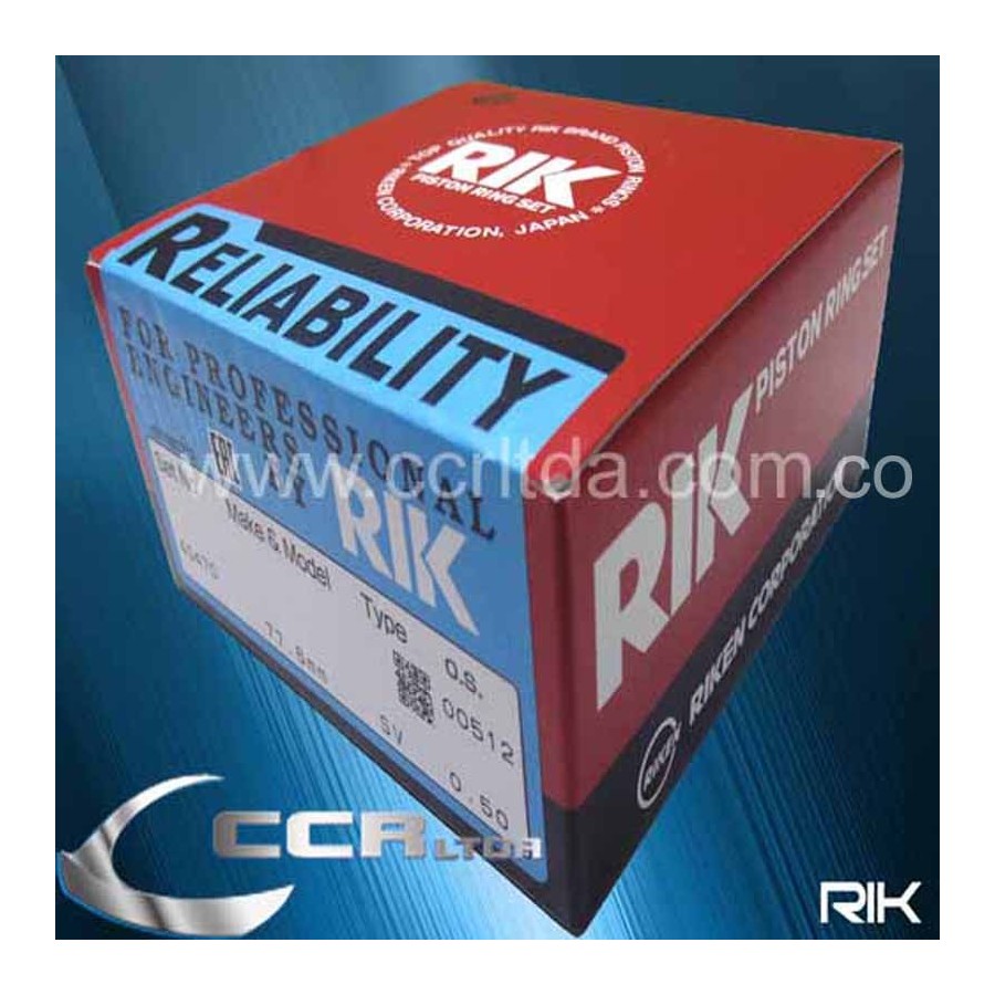 ANILLOS CORSA 1400 (050 1.5/1.5/3 77.6mm PLANO)