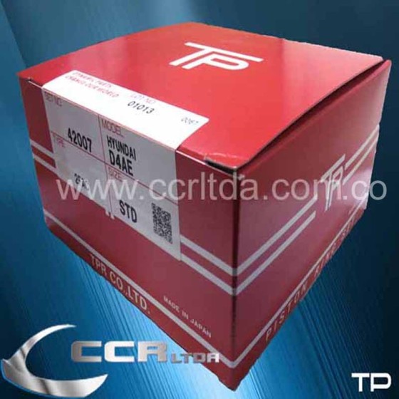 ANILLOS HYUNDAI 120 (STD 100mm 3/2/4 BICELADO SEM)