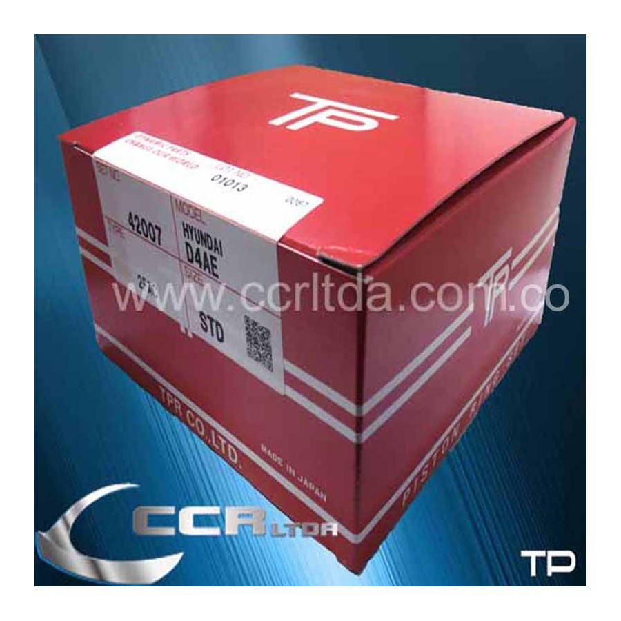 ANILLOS HYUNDAI 120 (STD 100mm 3/2/4 BICELADO SEM)