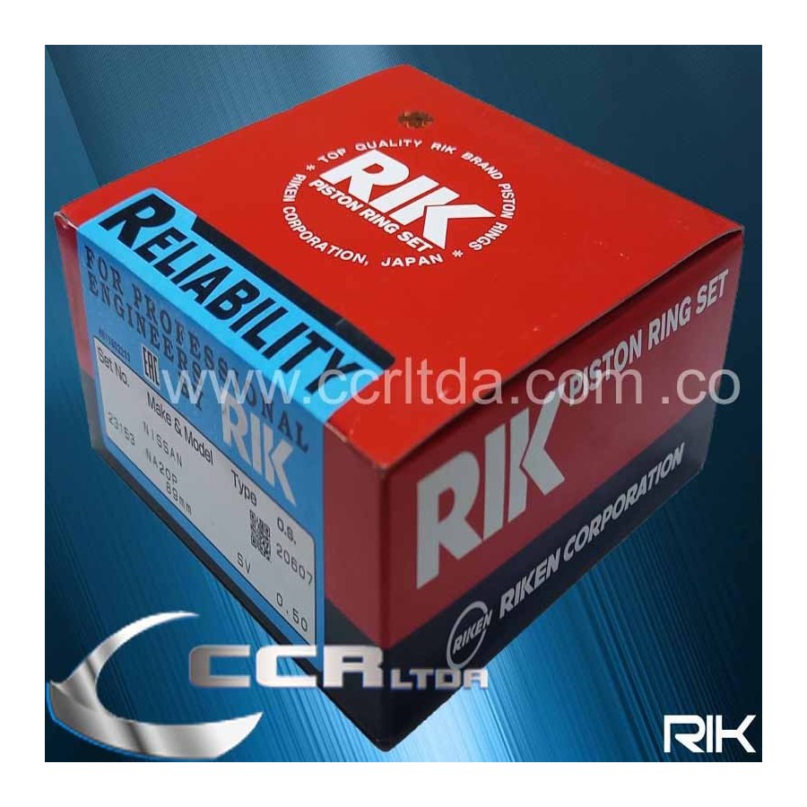 ANILLOS NISSAN VANETTE KA24 (050 1.5/1.5/2.8 89mm)