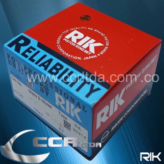 ANILLOS CORSA 1300 (100 1.5/1.5/3.0 75mm)