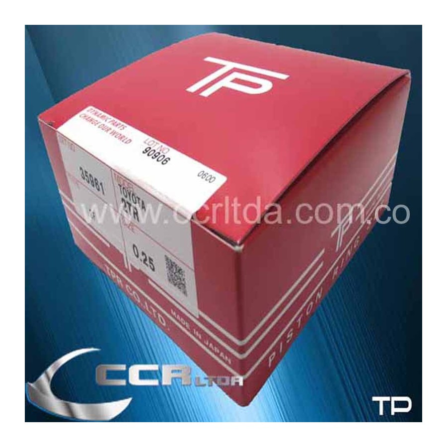 ANILLOS TOYOTA VIGO 2700 GAS FORTUNER (025 2TR)