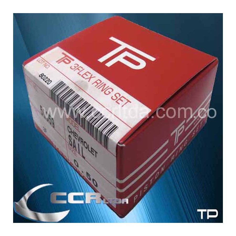 ANILLOS SAIL 1400 (050 1.2/1.2/2 73.8MM PLANO)