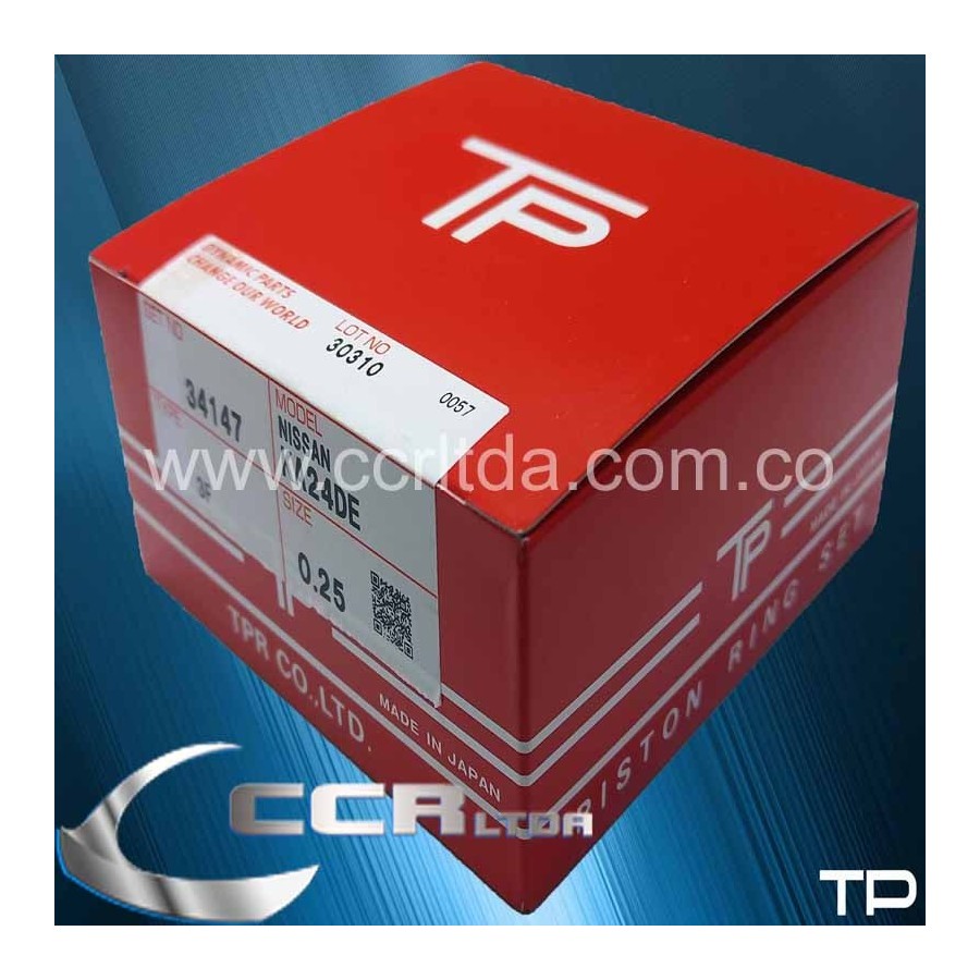 ANILLOS NISSAN FRONTIER 16V KA24E ( 025 89M 1.2/1.2/2.5)