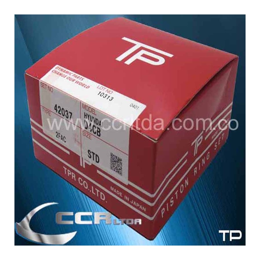 ANILLOS KIA SORENTO 2500 DIESEL STAREX D4CB (STD)