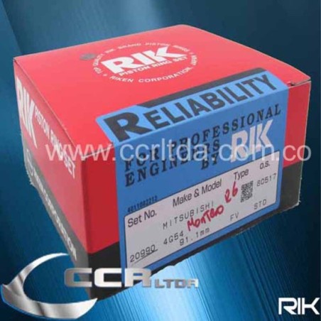 ANILLOS MONTERO /91 (STD R.GRUESA 2/2/4)