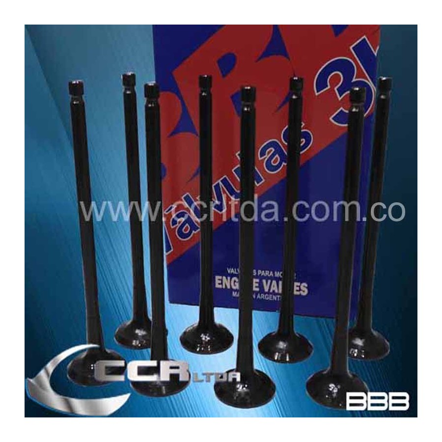 VALVULA ADM. HYUNDAI TUCSON 2000 cc GASOLINA (JUEGO X 8)