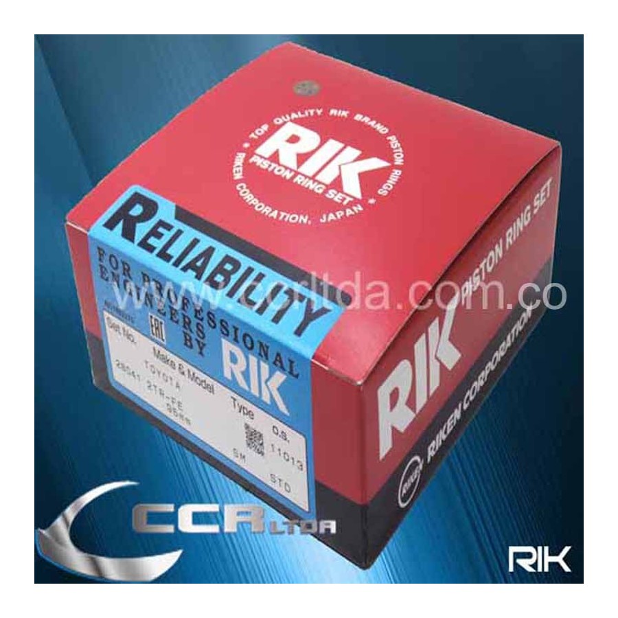 ANILLOS TOYOTA VIGO 2700 GAS FORTUNER (STD 2TR)