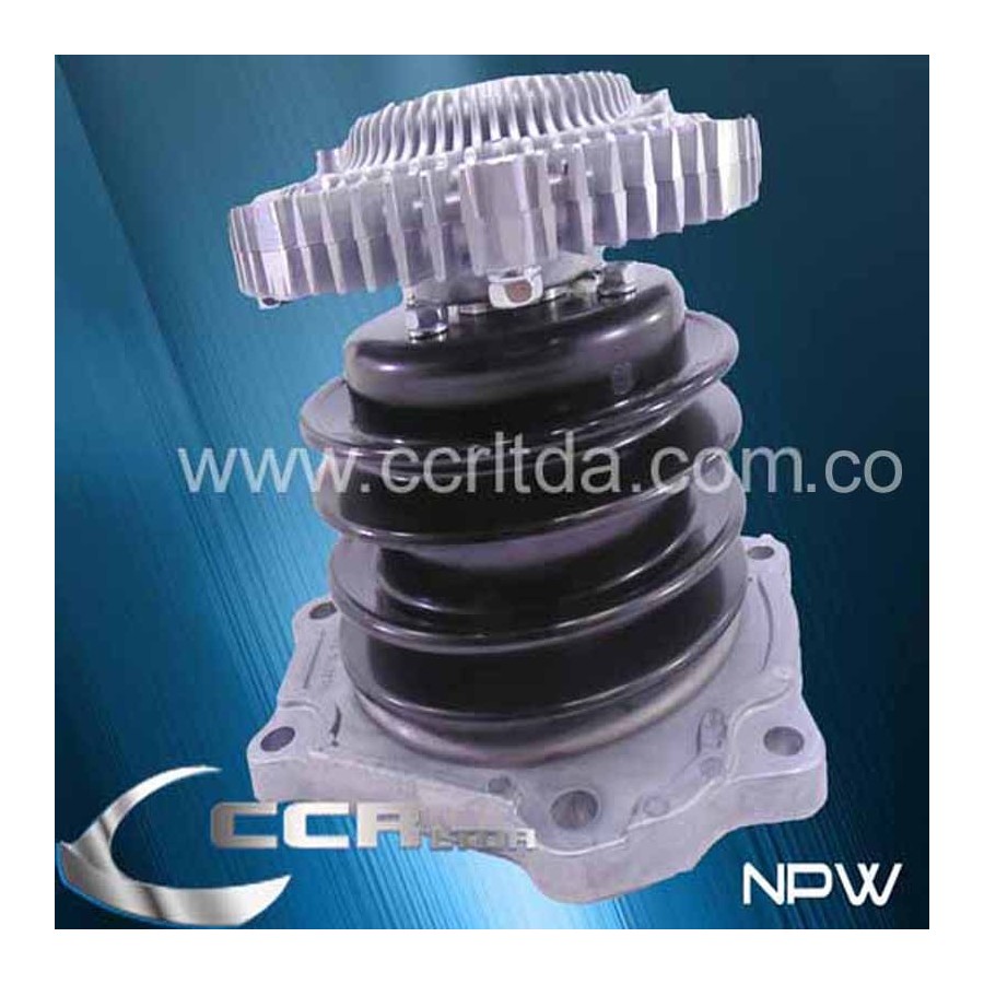 BOMBA AGUA NISSAN TD27 (POLEAS ABIERTAS EN EL MEDIO)