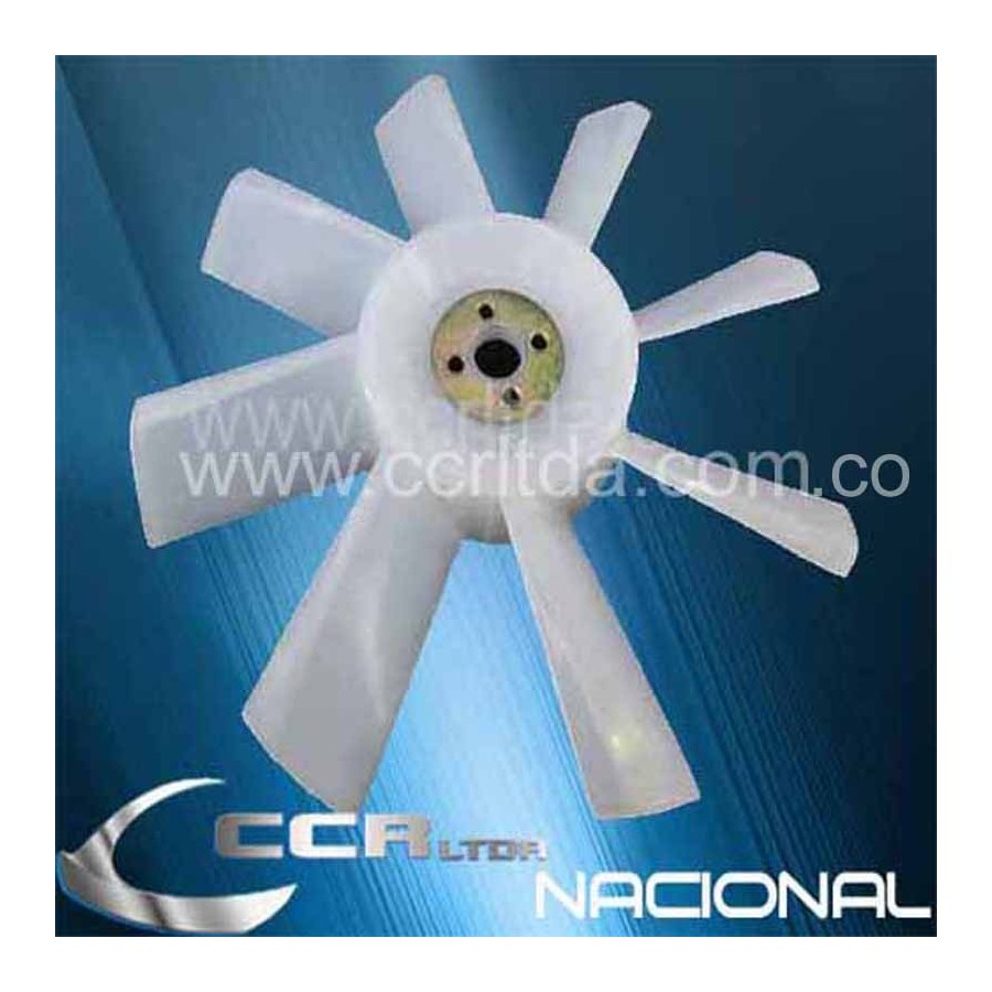 VENTILADOR TOYOTA 2F DELTA DART (8 ASPAS)