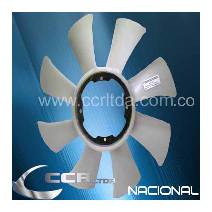 VENTILADOR NISSAN TD27 BASE (128MM)