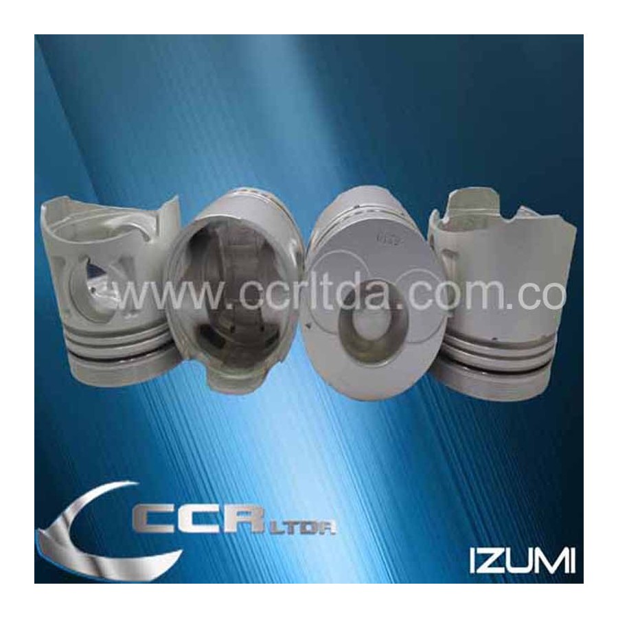 PISTONES NKR 2001 CON TURBO (STD BULON 34MM 4JB1T)