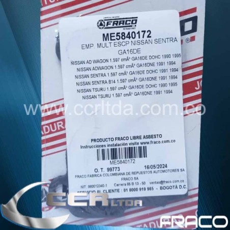 EMP. MULT. NISSAN SENTRA B14 16 (ESCAPE)