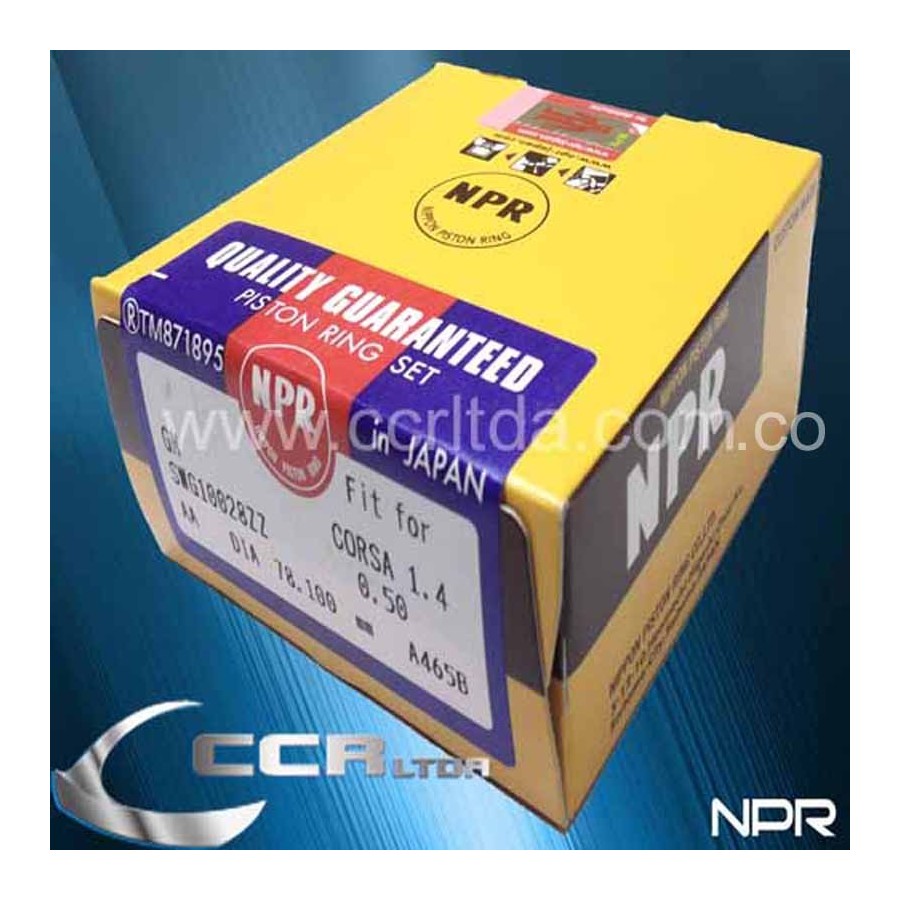 ANILLOS CORSA 1300 (050 1.5/1.5/3.0 75mm)