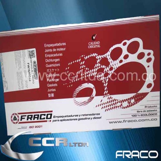 EMP. MOTOR SWIFT 1600 VITARA (SIN RETENES)