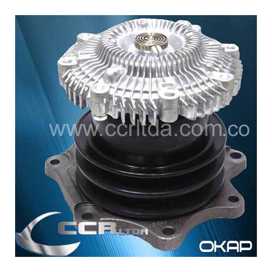 BOMBA AGUA NISSAN TD-27 MT-3000 (FAN A BASE BOMBA)