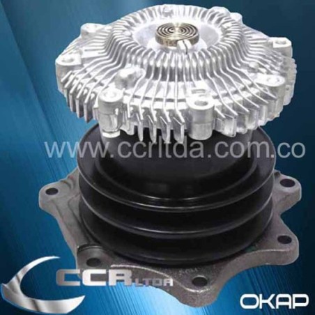 BOMBA AGUA NISSAN TD-27 MT-3000 (FAN A BASE BOMBA)