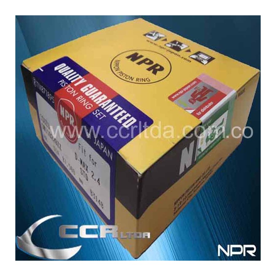 ANILLOS LUV D/MAX 2.4 (STD 87mm)