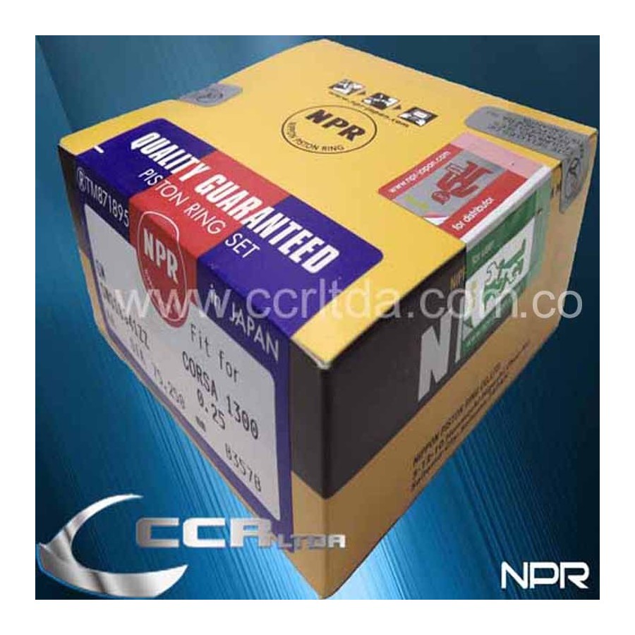 ANILLOS CORSA 1300 (025 1.5/1.5/3.0 75mm)