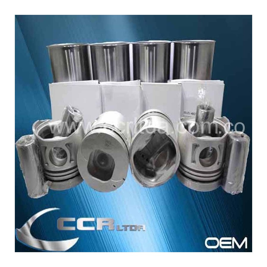 KIT MOTOR NPR 92/97 4BD1 (CAMISA/PISTON/ANILLOS)