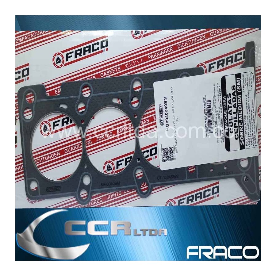 EMP. CULATA SAIL 1.4 2011/... (GRAFITADO DOBLE)