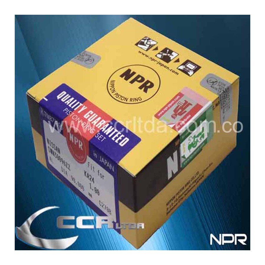 ANILLOS NISSAN VANNET KA24 (100 1.5/1.5/2.8 89 mm)