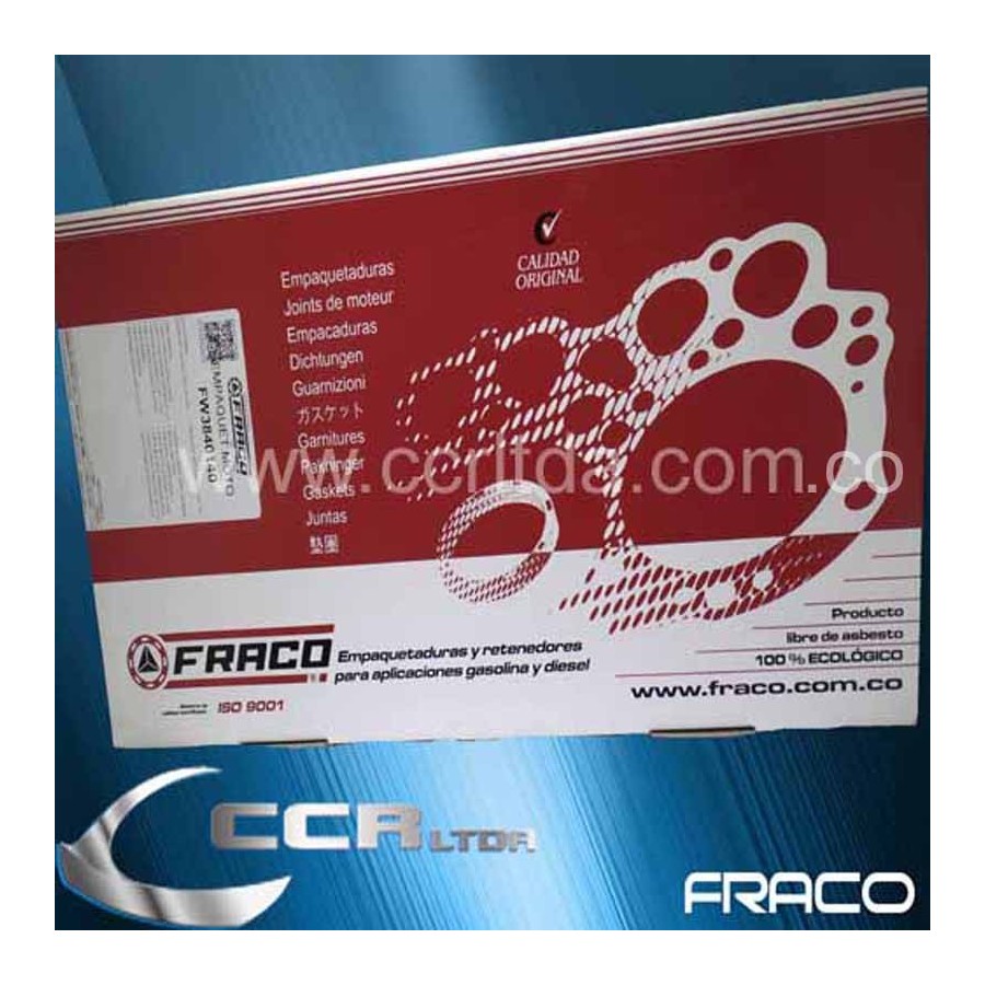 EMP. MOTOR LUV 2300 4X2 (SIN RETENES NI CAUCHO)