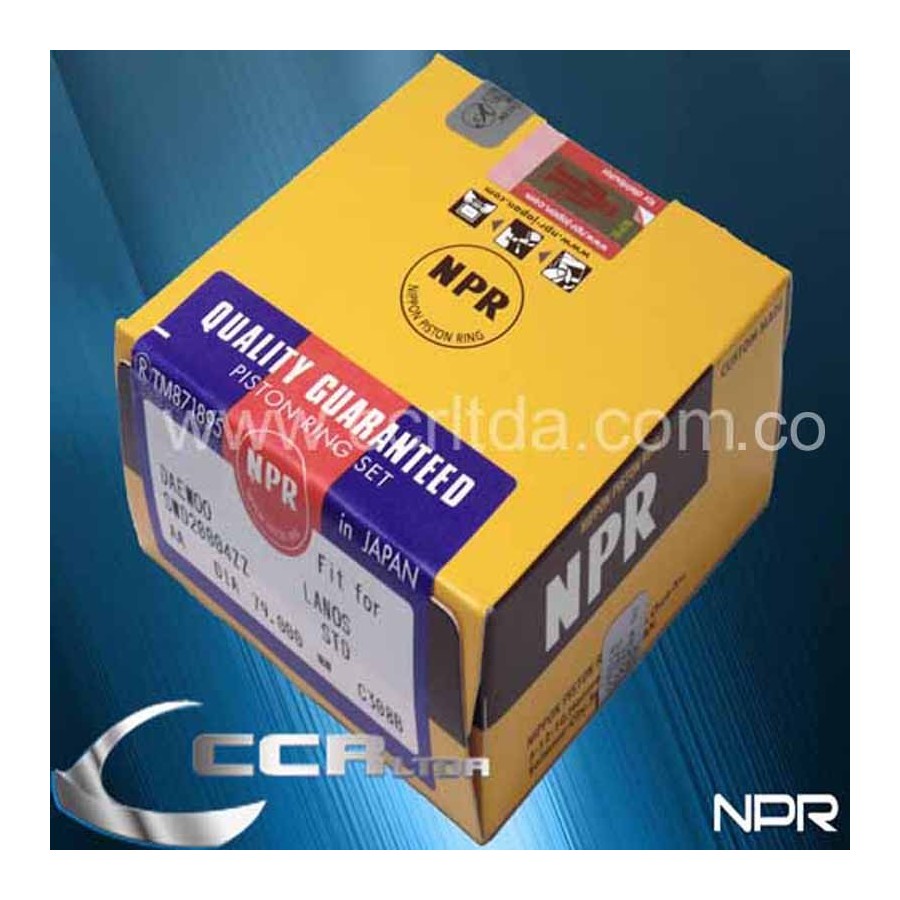 ANILLOS AVEO OPTRA 1.4 (STD 1.2/1.5/2.5 77.9mm)