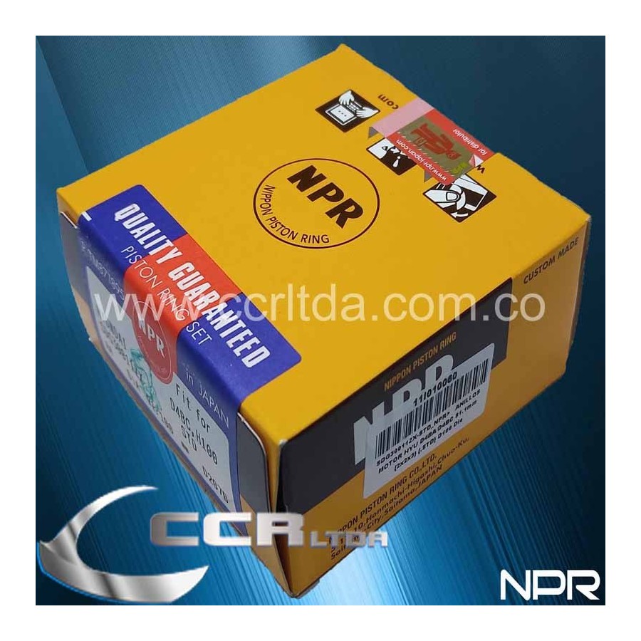 ANILLOS H-100 DIESEL TERRACAN T (STD 2.5/2/4 91.1)