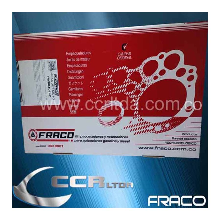 EMP. MOTOR F-20 (SINRETENES NI CAUCHOS)