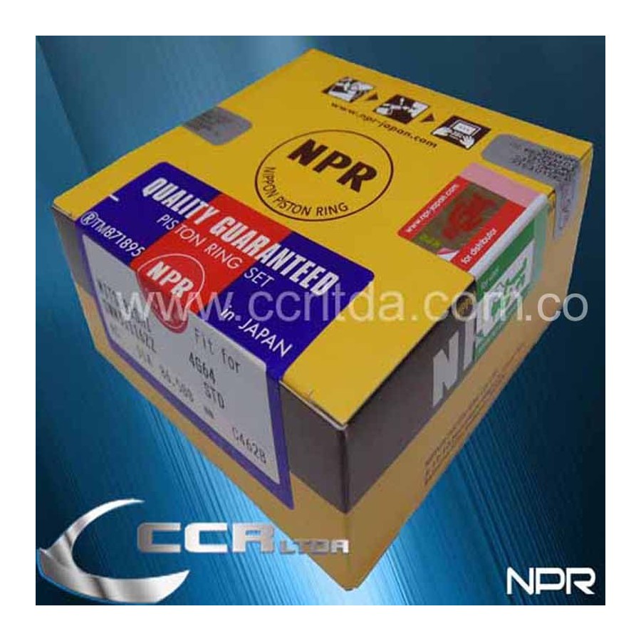 ANILLOS MONTERO V11 L200 16V (STD 1.2/1.5/2.8 86.5mm)