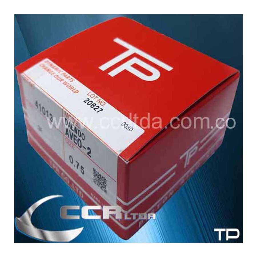 ANILLOS AVEO OPTRA 1.4 (075 1.2/1.5/2.5 77.9mm)