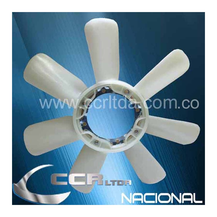 VENTILADOR HILUX 22R LUV 2300 TROOPER 7ASPAS