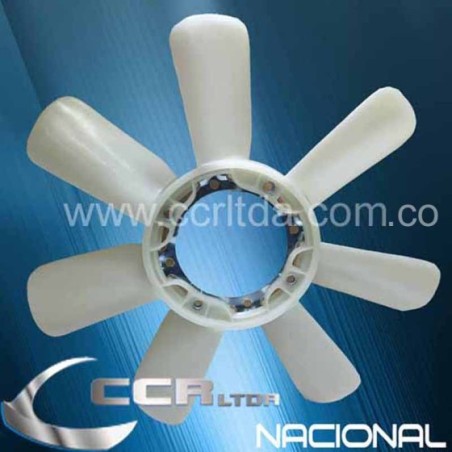 VENTILADOR HILUX 22R LUV 2300 TROOPER 7ASPAS