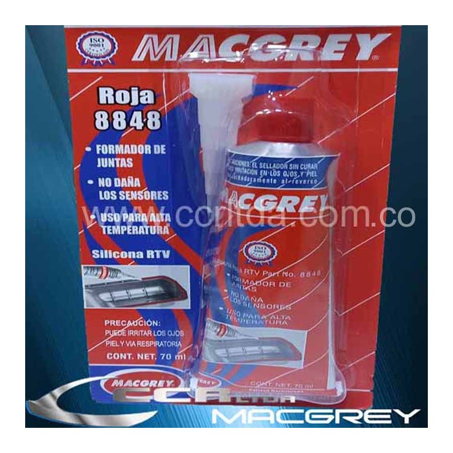 SILICONA ULTRAGREY (ROJA GRANDE)