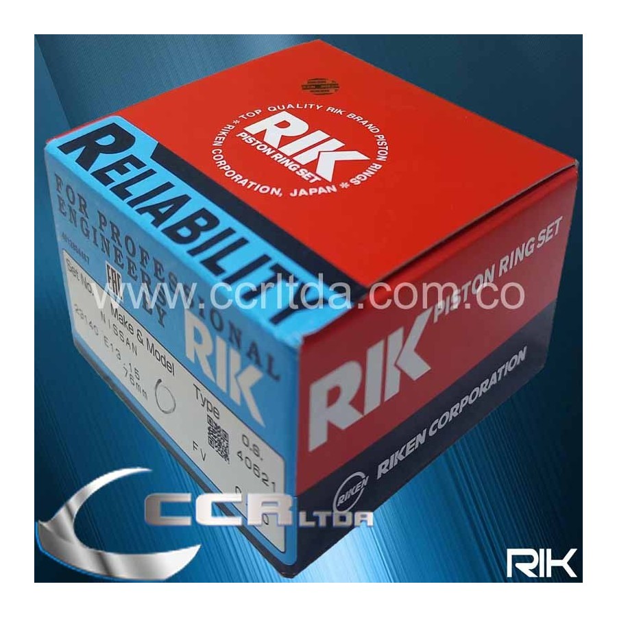 ANILLOS NISSAN SENTRA B13 8V (050 1.5/1.5/4 76MM)