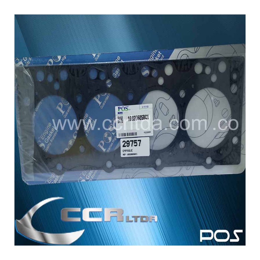 EMP. CULATA JAC JMC 1040 1035 (CAUDRADO LAMINA 3M)