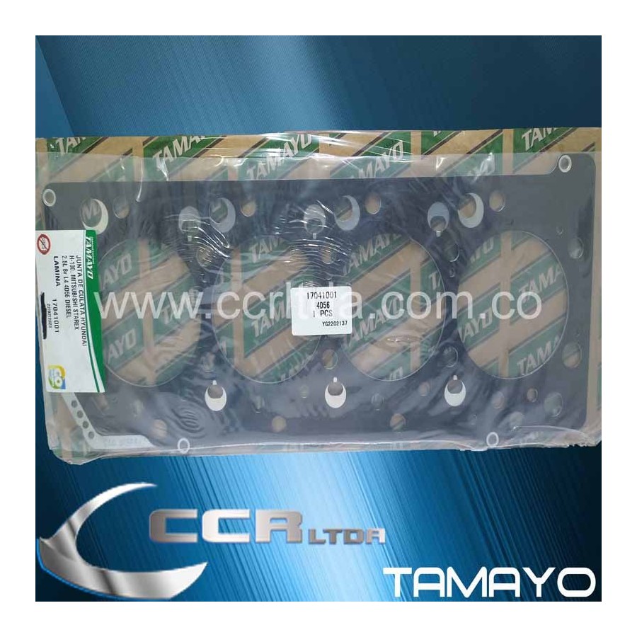 EMP. CULATA HYUNDAI H-100 DIESEL 4D55/56(CEPILLADA