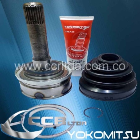 PUNTA B-2600 MN 25 ESTRIAS (L/R DE TUERCA)