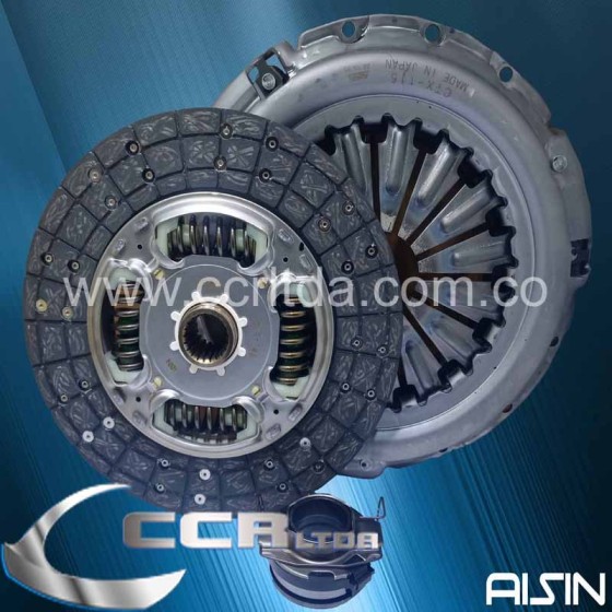 KIT CLUTCH TOYOTA VIGO DIESEL 2.5 3.0 (260mm)