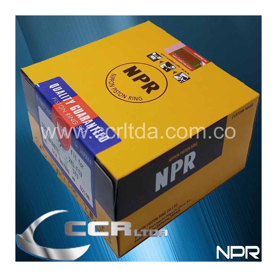 ANILLOS TOYOTA VIGO 2700 GAS FORTUNER (050 2TR)