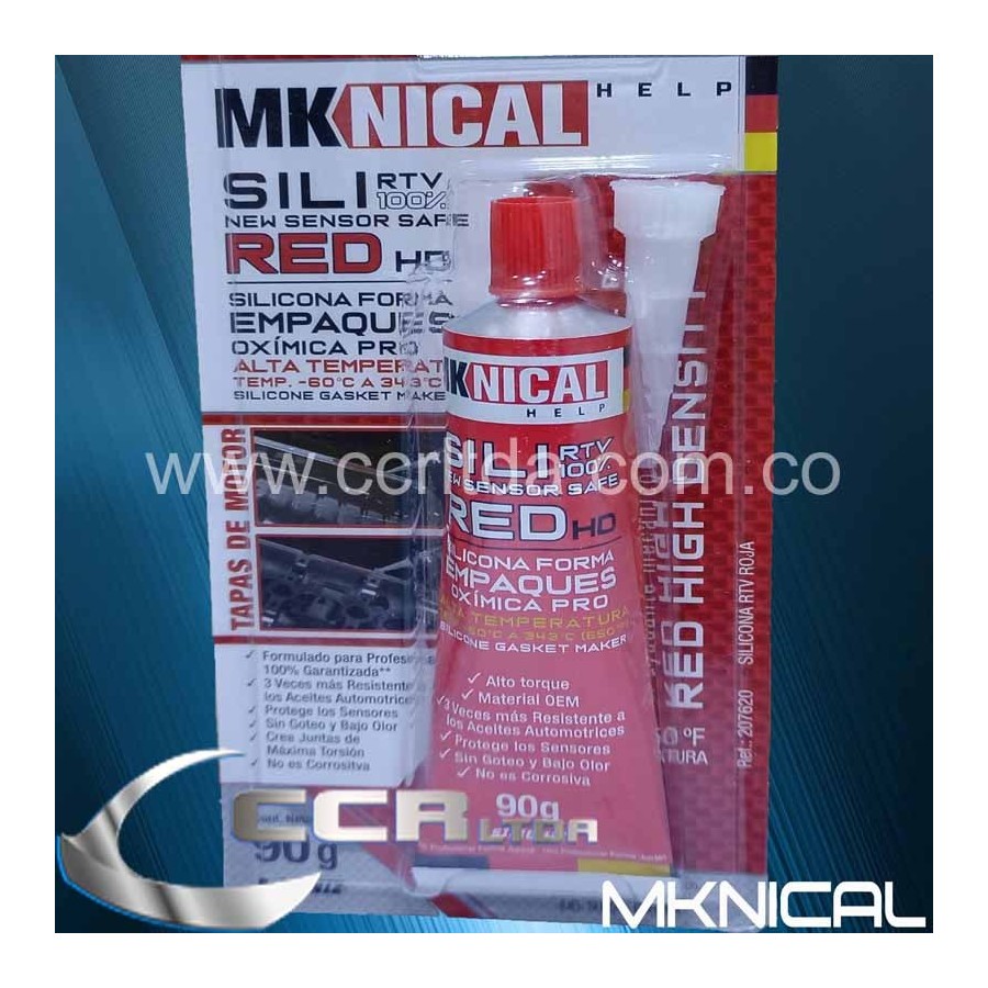 SILICONA (ROJA OXIMICA 90GR)