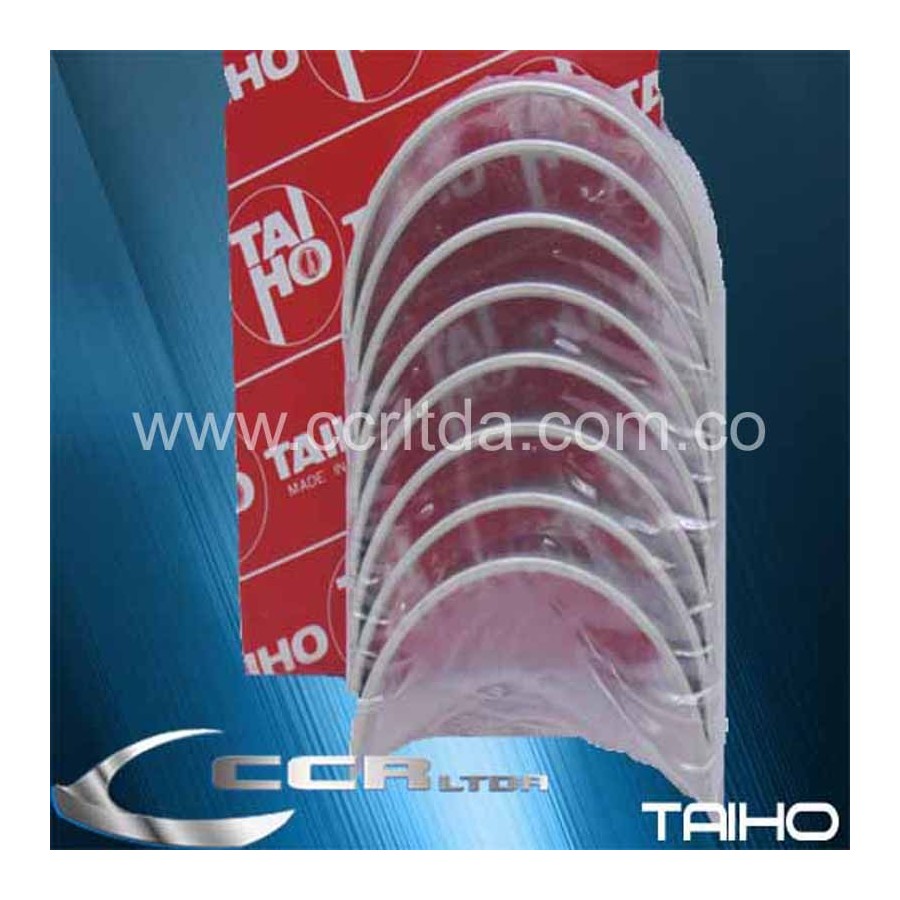 CASQUETES BIELA NISSAN VANNET (STD 2400cc 12 VALVULA)