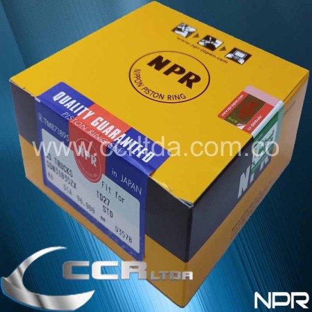 ANILLOS NISSAN TD27 (STD 96mm SIN TURBO PLANO 4m)