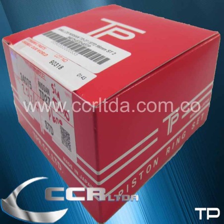 ANILLOS NISSAN TD27 (STD 96mm SIN TURBO PLANO)