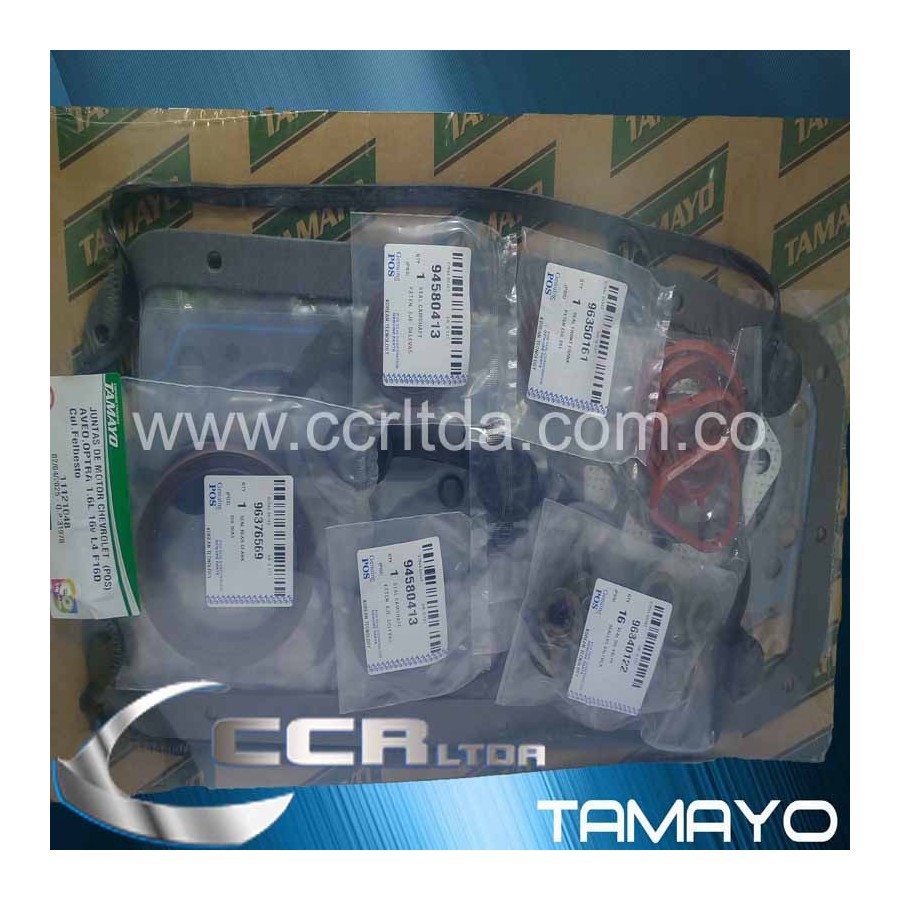 EMPAQUETADURA MOTOR AVEO 1.400 1.600 (1 MUESCA)